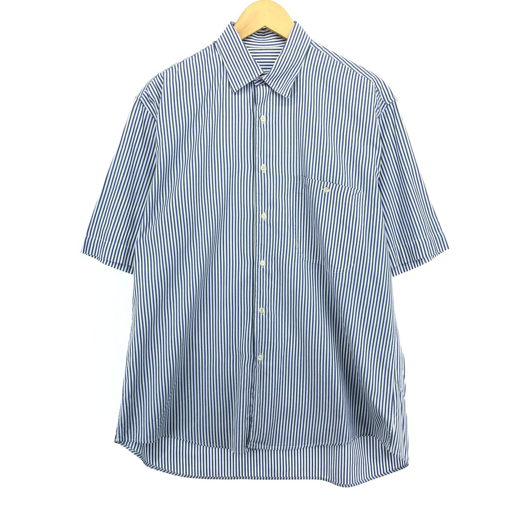 Burberry's BURBERRY LONDON short-sleeved cotton striped shirt, men's size L cotton blue type Vintage Second Hand