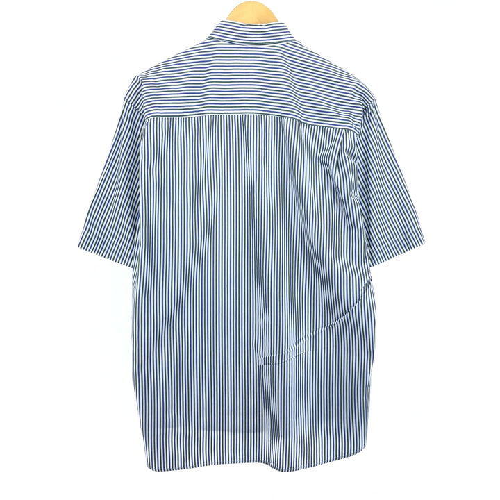 Burberry's BURBERRY LONDON short-sleeved cotton striped shirt, men's size L cotton blue type Vintage Second Hand
