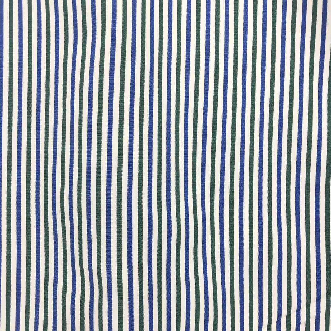 Burberry's BURBERRY LONDON short-sleeved cotton striped shirt, men's size L cotton blue type Vintage Second Hand