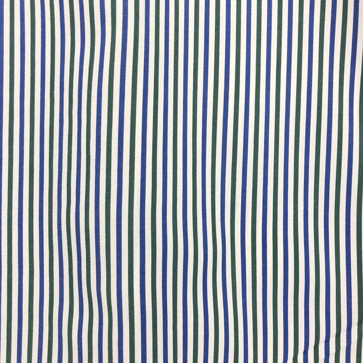 Burberry's BURBERRY LONDON short-sleeved cotton striped shirt, men's size L cotton blue type Vintage Second Hand