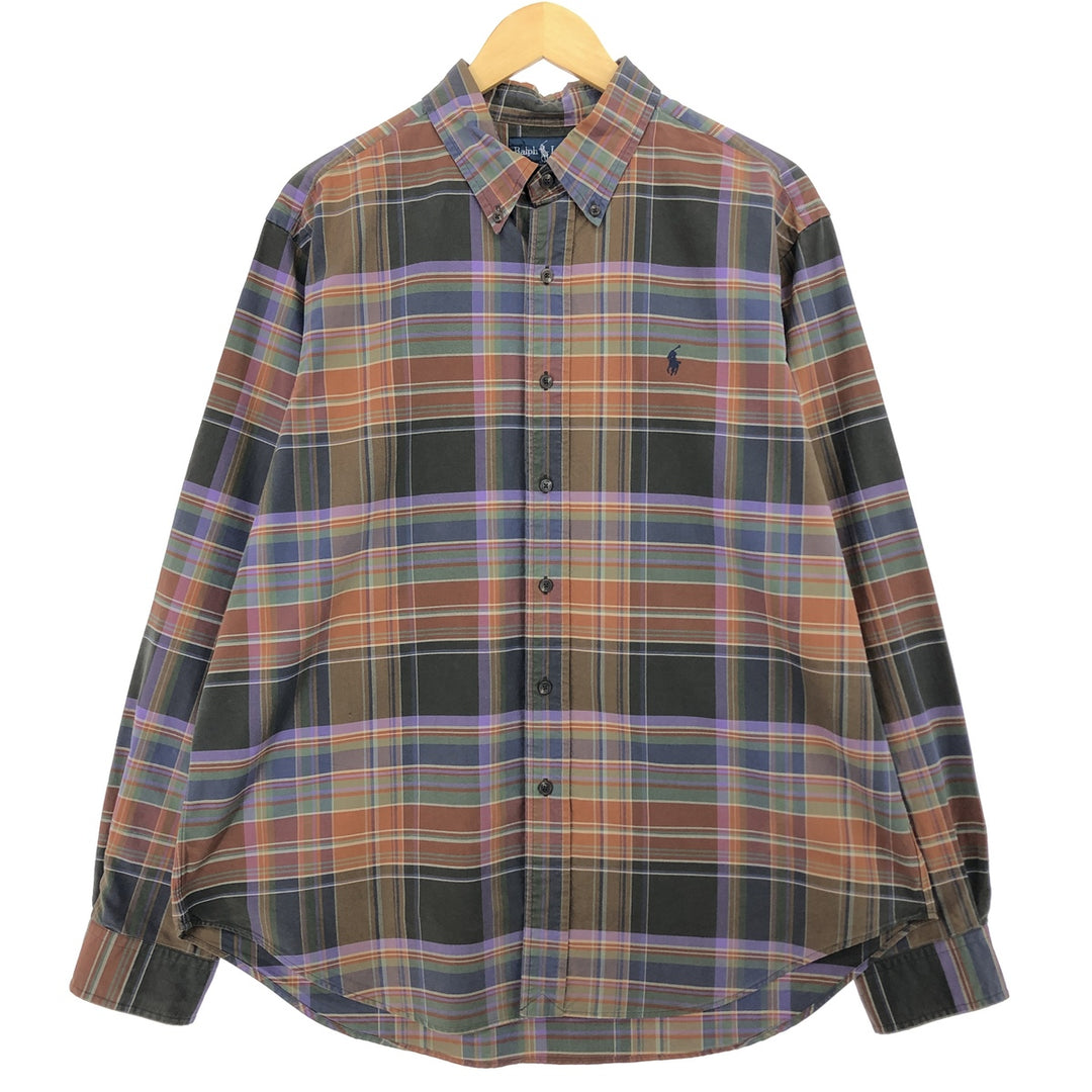 Ralph Lauren Classic Fit Long Sleeve Button Down Check Shirt Men's XL / eaa486075