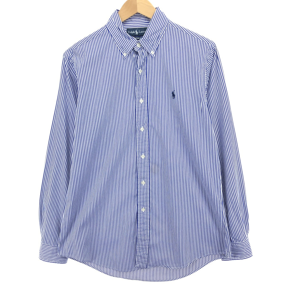 Ralph Lauren CUSTOM FIT long sleeve button down striped shirt men's size M / eaa486089