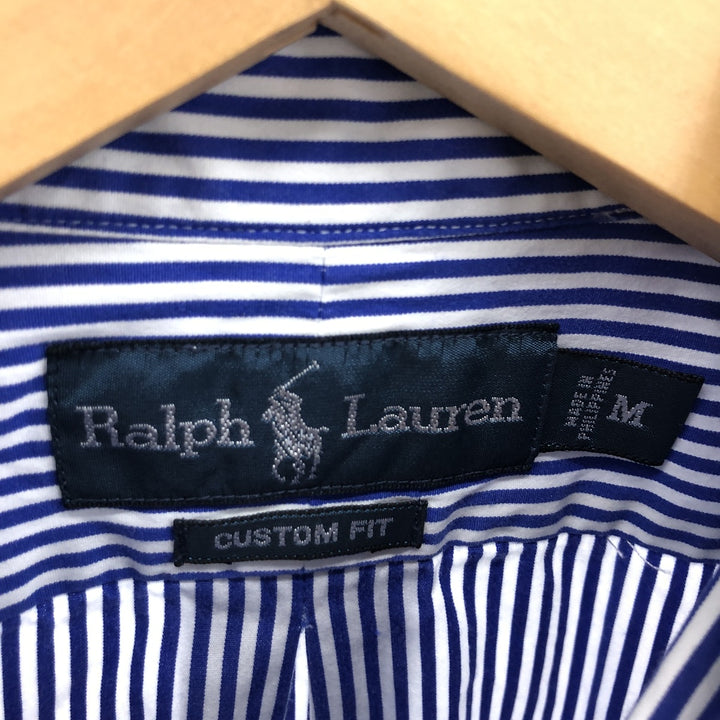Ralph Lauren CUSTOM FIT long sleeve button down striped shirt men's size M / eaa486089
