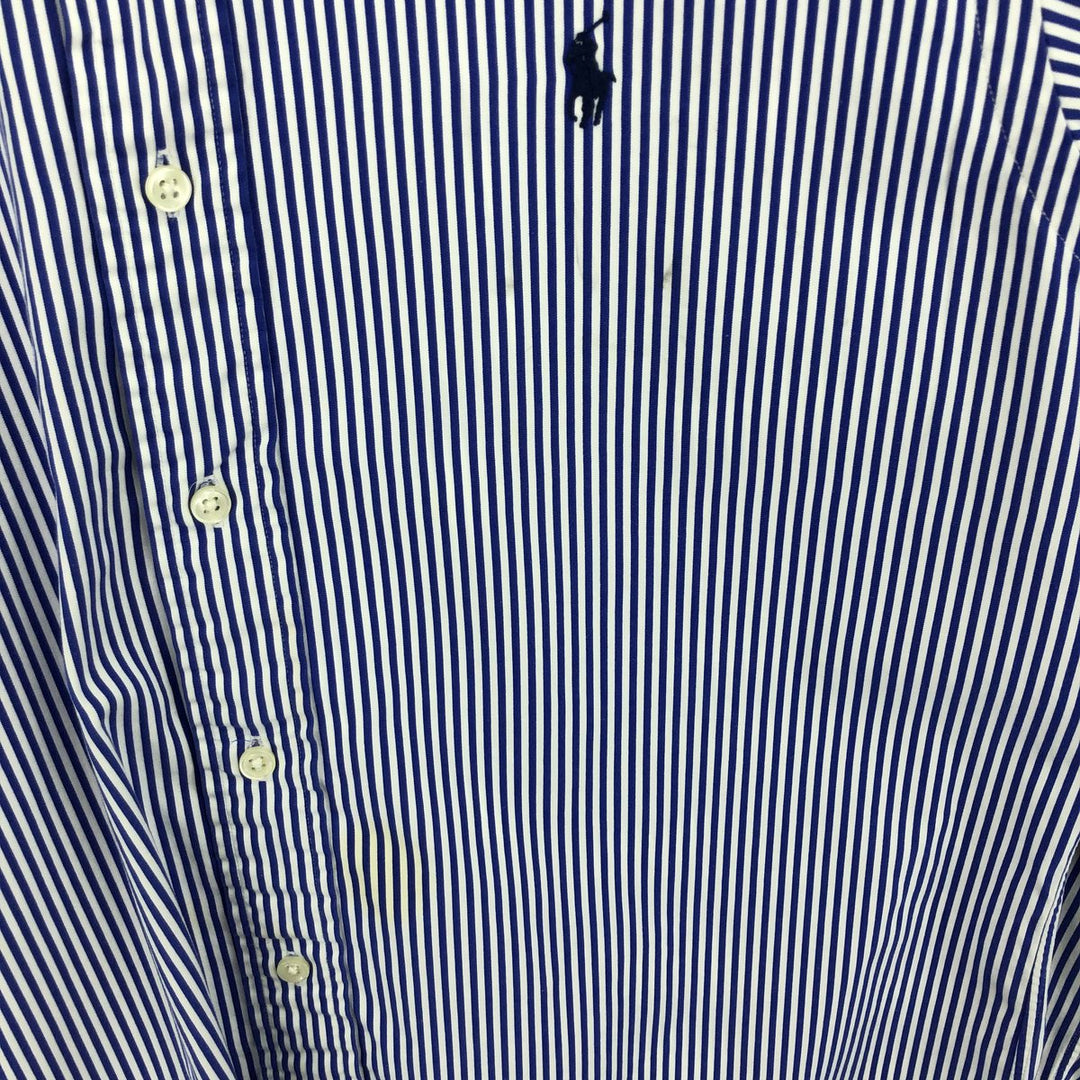 Ralph Lauren CUSTOM FIT long sleeve button down striped shirt men's size M / eaa486089