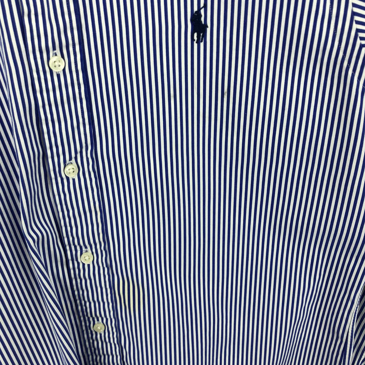 Ralph Lauren CUSTOM FIT long sleeve button down striped shirt men's size M / eaa486089