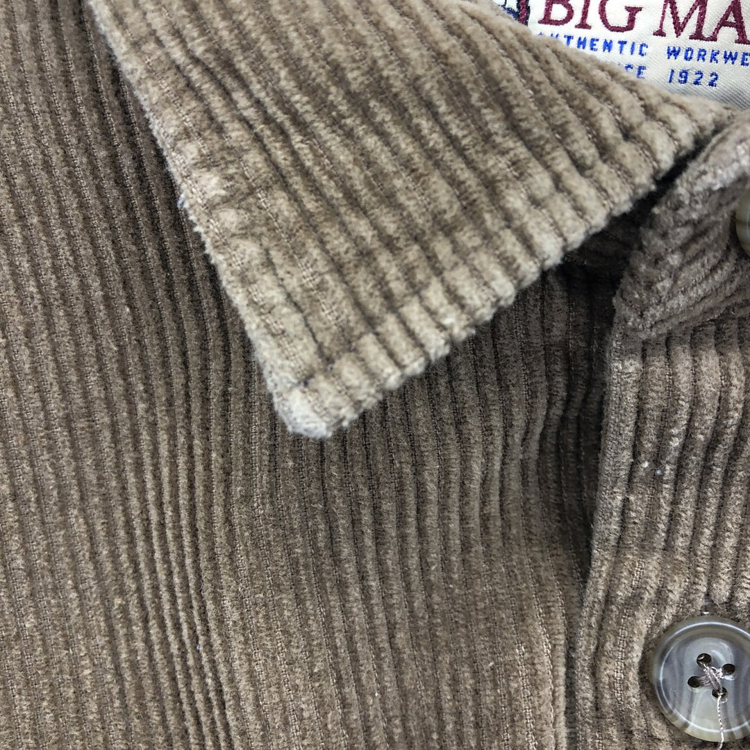 90'S BIG MAC Long Sleeve Corduroy Shirt Men's XL Vintage /eaa486130