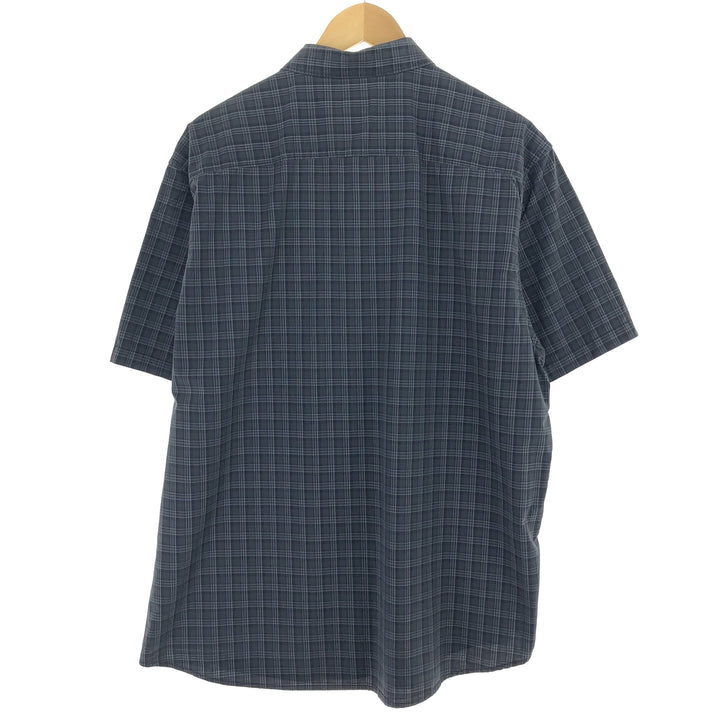 Calvin Klein Short Sleeve Cotton Check Shirt Men's XL /eaa486183