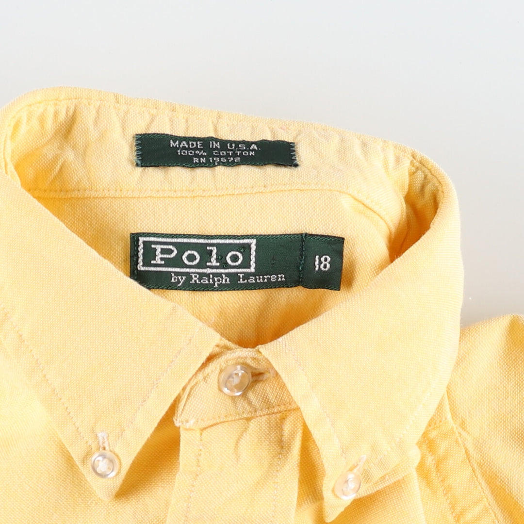 ~90'S POLO by Ralph Lauren long sleeve button down shirt made in USA women's size M vintage /eaa486201