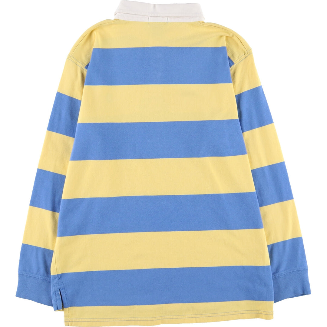 Ralph Lauren POLO by Ralph Lauren Striped Pattern Long Sleeve Rugby Shirt Women's L size / eaa486203