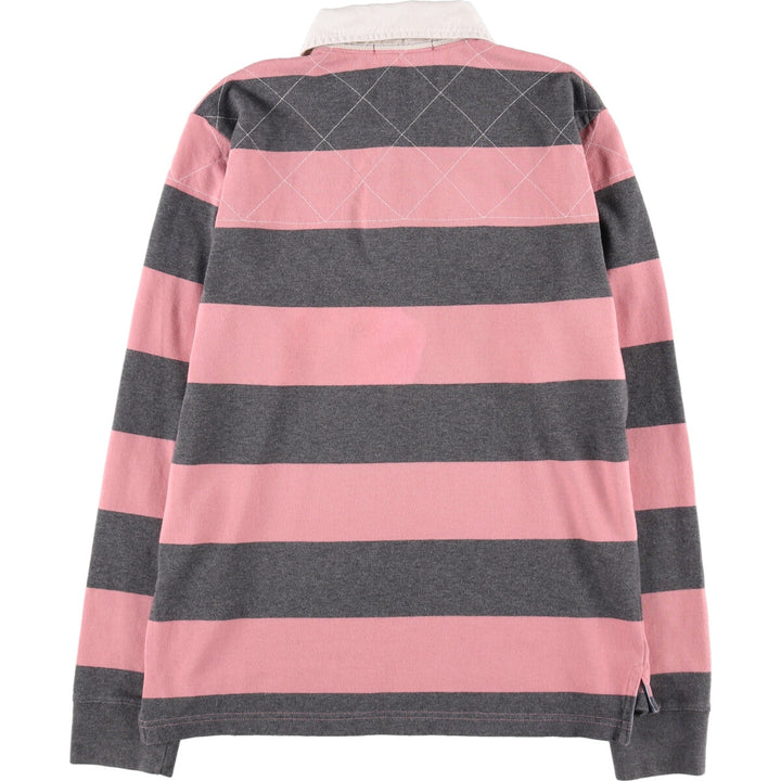 Ralph Lauren RALPH LAUREN SPORT Striped Pattern Long Sleeve Rugby Shirt Women's Size L / eaa486230