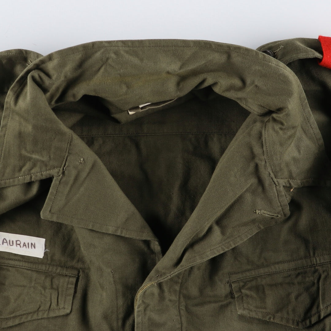 1960'S French military genuine M-47 late model military combat jacket size 49 equivalent to men's XL vintage / eaa486242