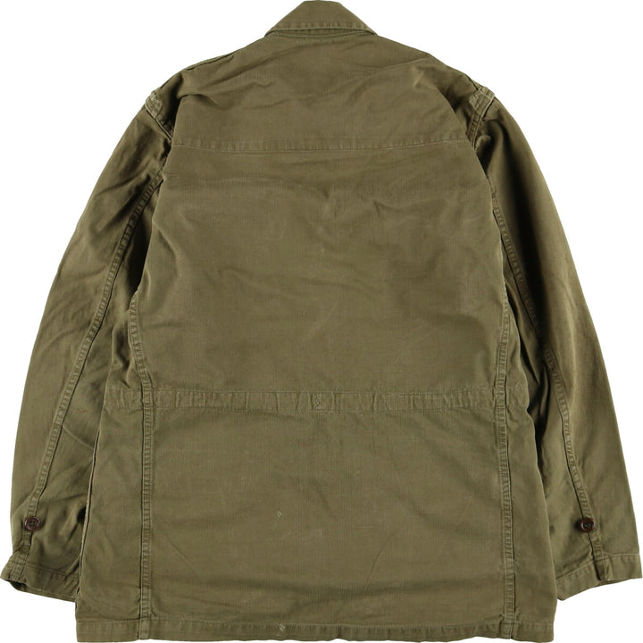 1960'S French military genuine M-47 late model HBT herringbone twill military field jacket size 42 men's L equivalent /eaa486245