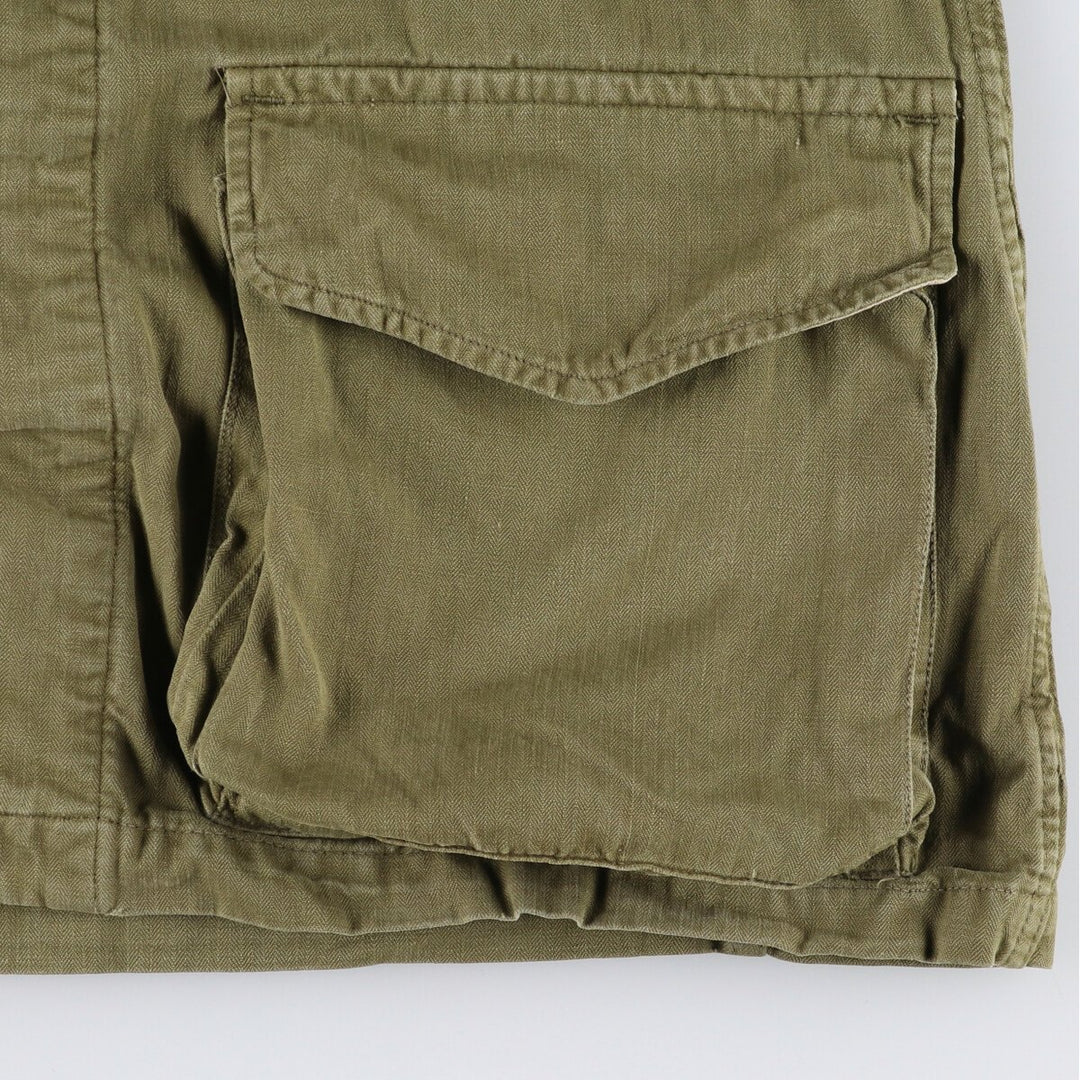 1960'S French military genuine M-47 late model HBT herringbone twill military field jacket size 42 men's L equivalent /eaa486245