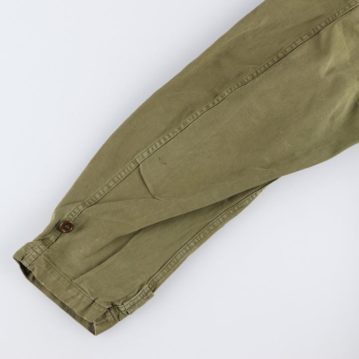 1960'S French military genuine M-47 late model HBT herringbone twill military field jacket size 42 men's L equivalent /eaa486245