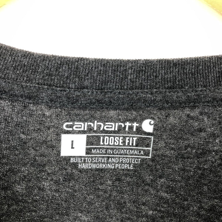 Carhartt Loose Fit Henley Neck Long T-Shirt, Men's L size / eaa486267