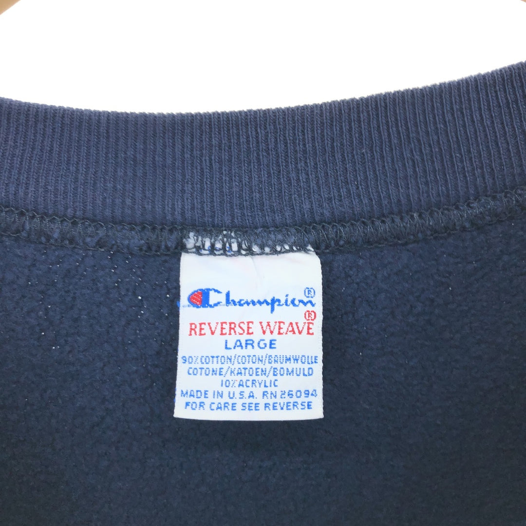 90'S Champion Reverse Weave Notre Dame College Sweatshirt, Made in USA, Men's L size /eaa486287