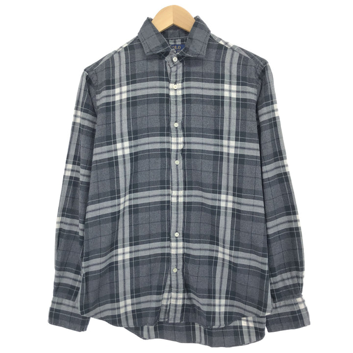 Ralph Lauren POLO RALPH LAUREN Wide collar long sleeve flannel check shirt Men's M equivalent / eaa486314