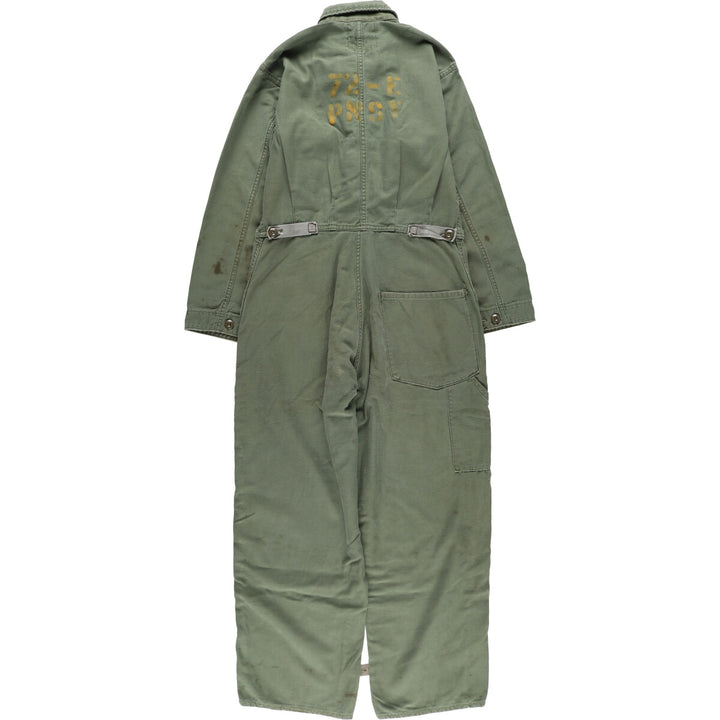 80'S US military genuine long sleeve all-in-one jumpsuit made in USA MEIDUM men's M size vintage /eaa486341