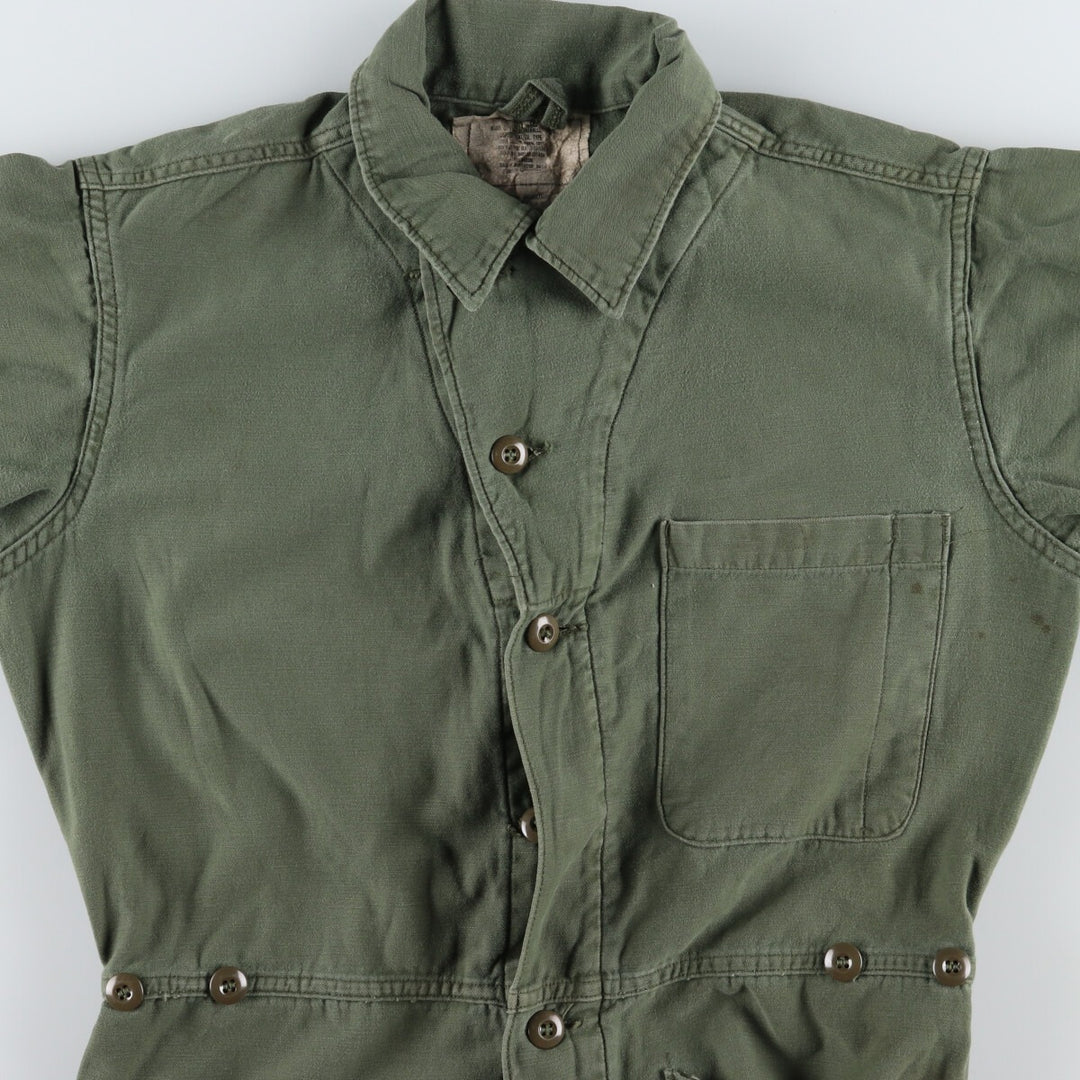 80'S US military genuine long sleeve all-in-one jumpsuit made in USA MEIDUM men's M size vintage /eaa486341