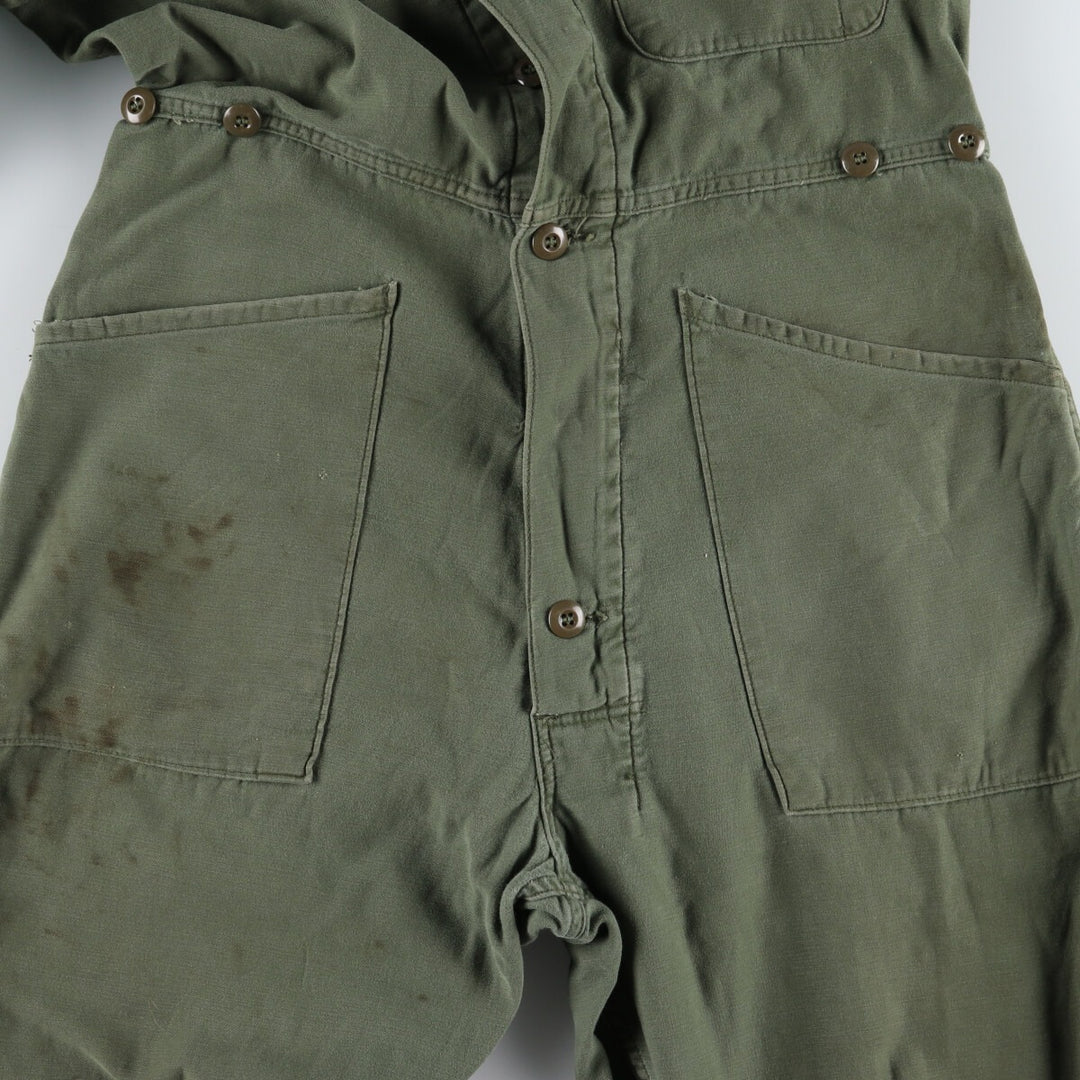 80'S US military genuine long sleeve all-in-one jumpsuit made in USA MEIDUM men's M size vintage /eaa486341