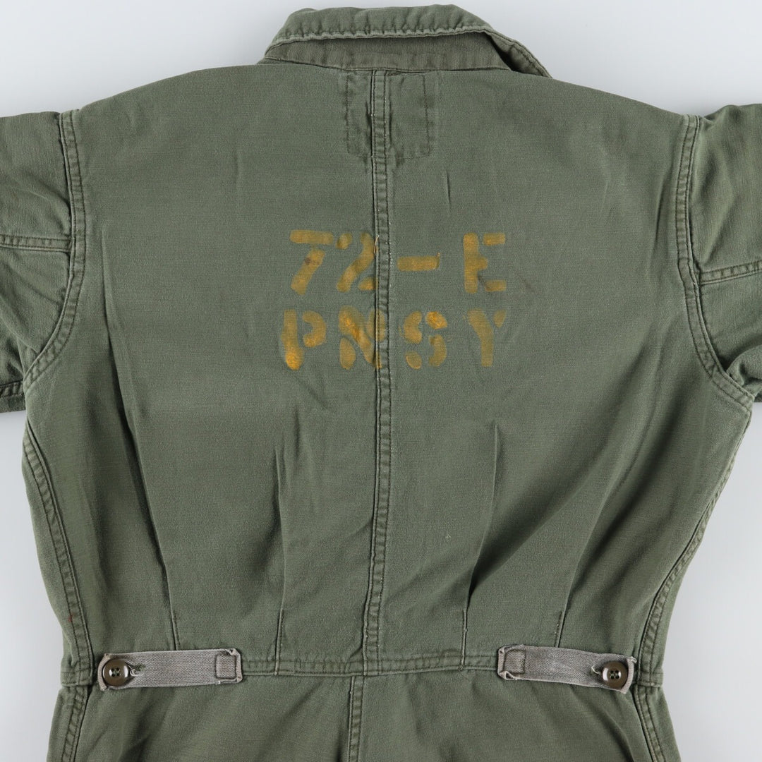 80'S US military genuine long sleeve all-in-one jumpsuit made in USA MEIDUM men's M size vintage /eaa486341
