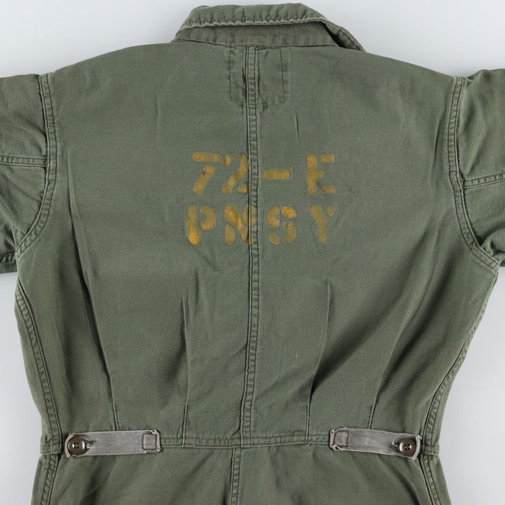 80'S US military genuine long sleeve all-in-one jumpsuit made in USA MEIDUM men's M size vintage /eaa486341