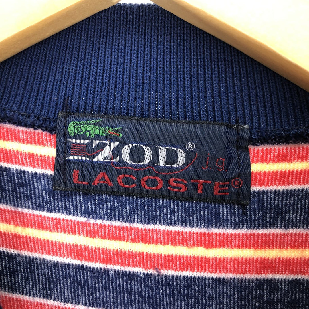 Lacoste IZOD Striped Pattern Long Sleeve Polo Shirt Women's Size S / eaa486392