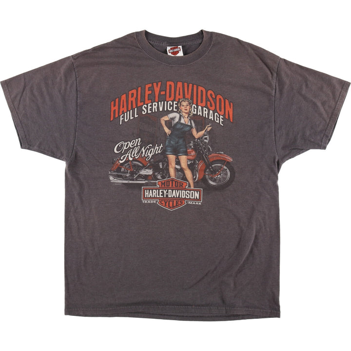 Harley-Davidson Pin-up Girl Motorcycle Bike T-shirt Men's XL equivalent /eaa486402