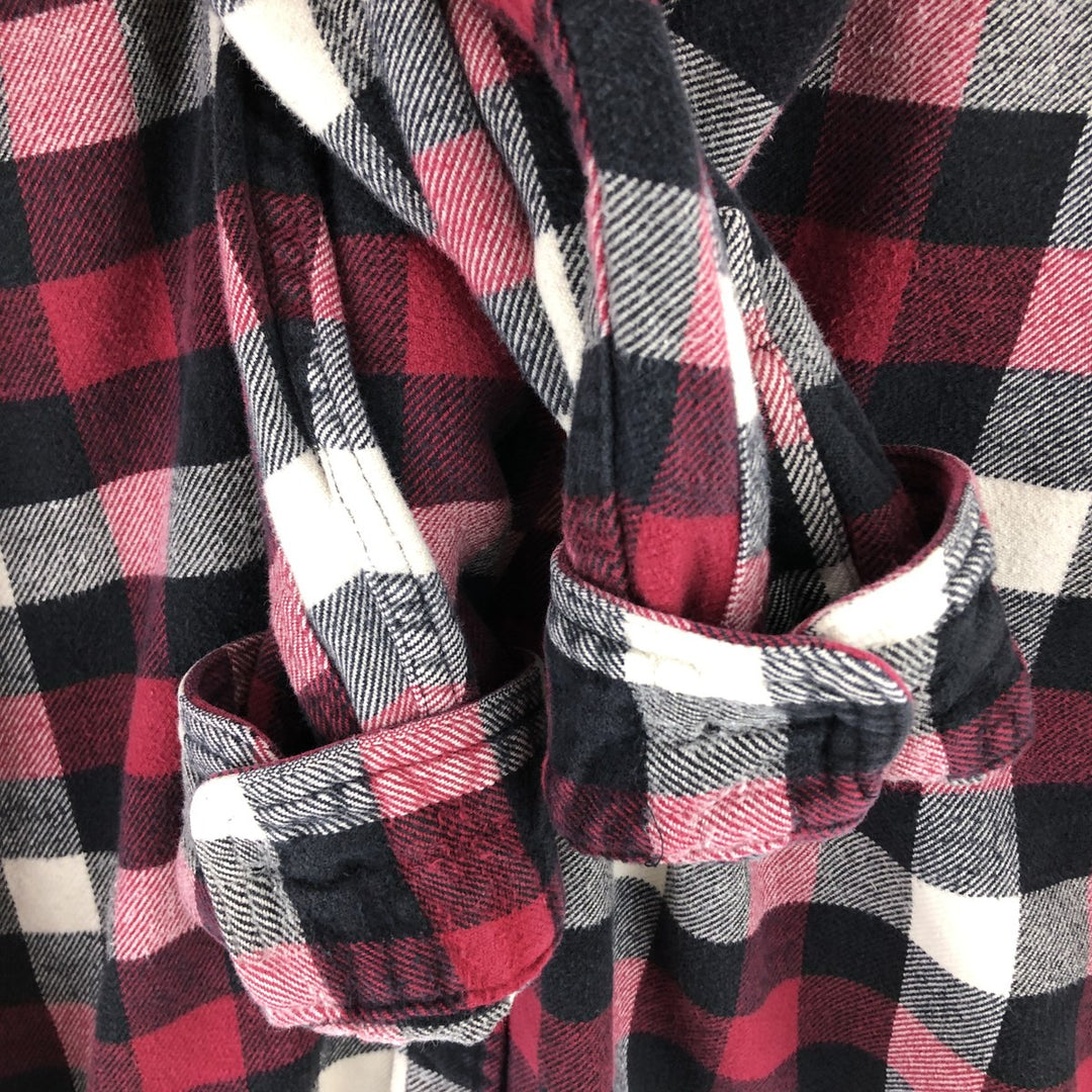 WOOLRICH Long Sleeve Heavy Flannel Check Shirt Men's Size L / eaa486429