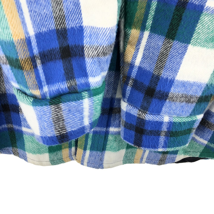 90'S Five Brother Long Sleeve Heavy Flannel Check Shirt Made in USA Men's L Size Vintage /eaa486526