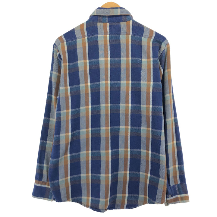 70s~ Frost Proof Long Sleeve Heavy Flannel Check Shirt Made in USA Men's L Size Vintage /eaa486534