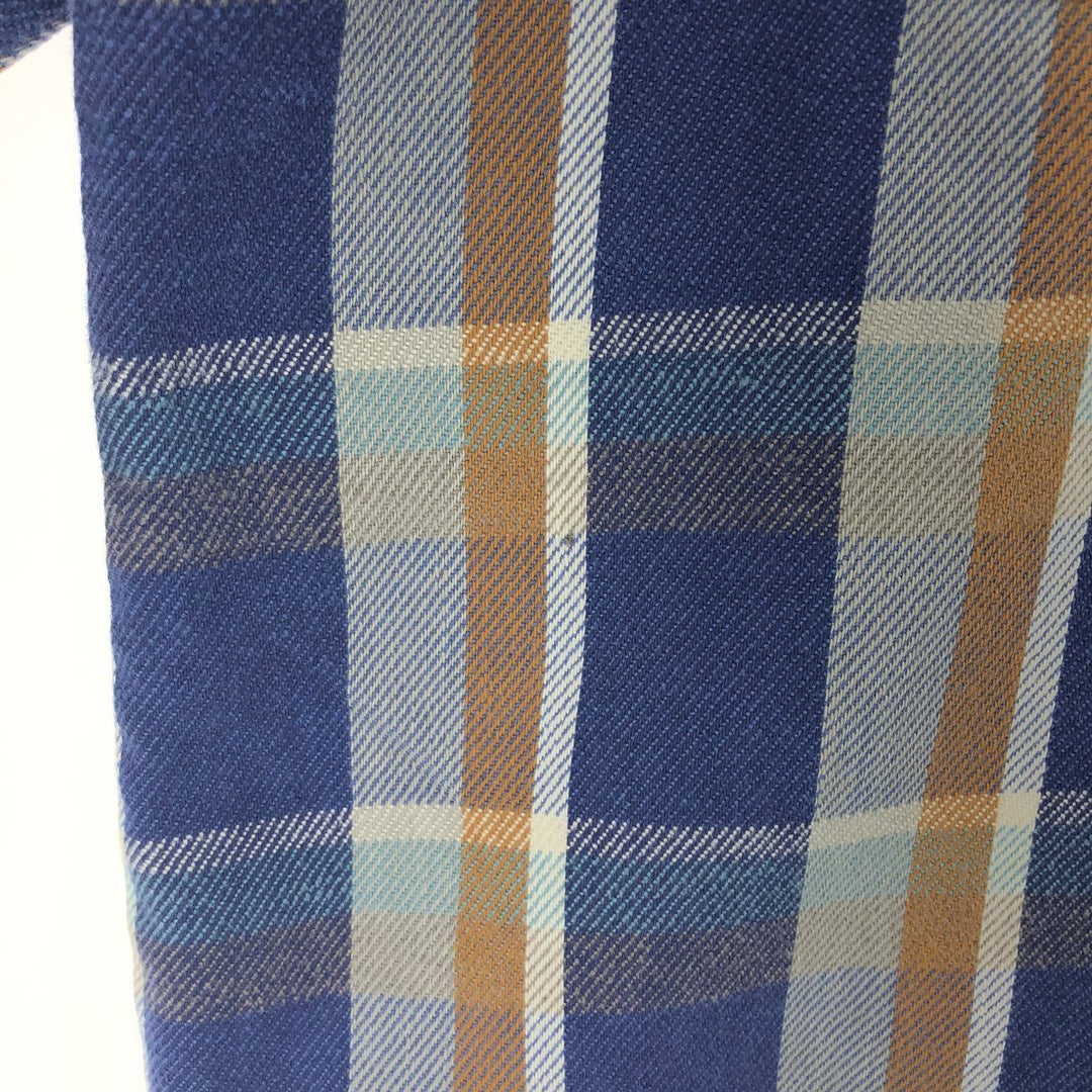 70s~ Frost Proof Long Sleeve Heavy Flannel Check Shirt Made in USA Men's L Size Vintage /eaa486534