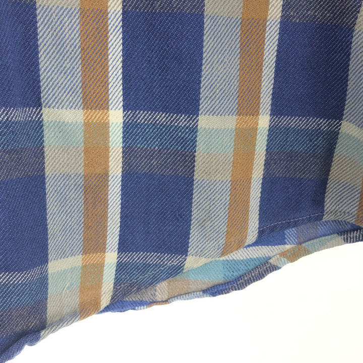 70s~ Frost Proof Long Sleeve Heavy Flannel Check Shirt Made in USA Men's L Size Vintage /eaa486534