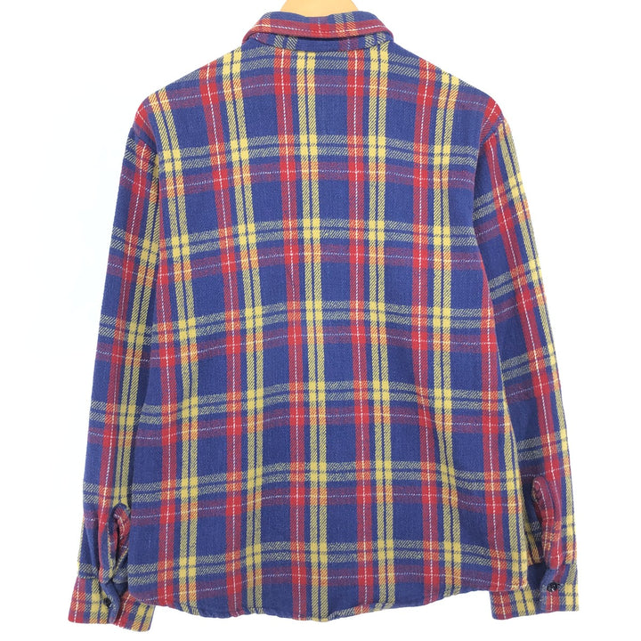 70s~80'S GANTRY Long Sleeve Heavy Flannel Check Shirt Men's M Size Vintage /eaa486538