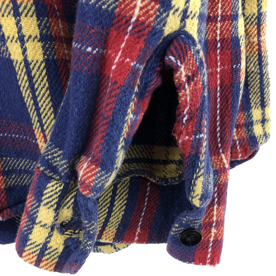 70s~80'S GANTRY Long Sleeve Heavy Flannel Check Shirt Men's M Size Vintage /eaa486538