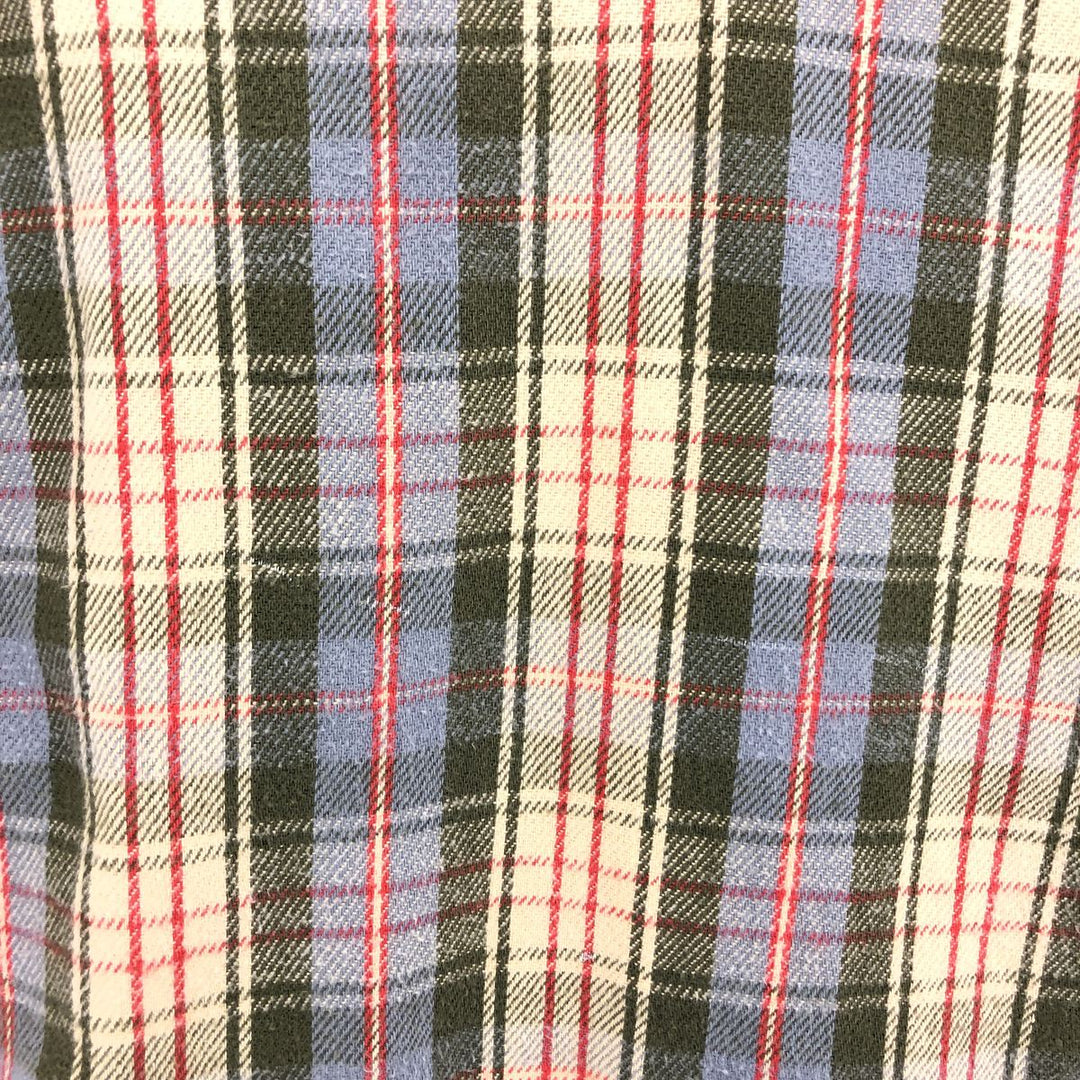 Big size 70s~80'S Five Brother long sleeve heavy flannel check shirt made in USA men's XXXL equivalent /eaa486550