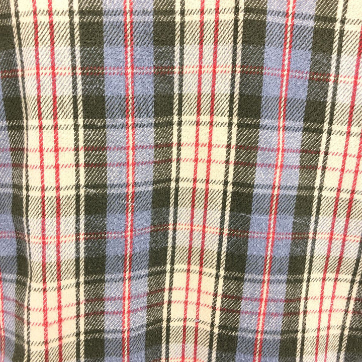 Big size 70s~80'S Five Brother long sleeve heavy flannel check shirt made in USA men's XXXL equivalent /eaa486550