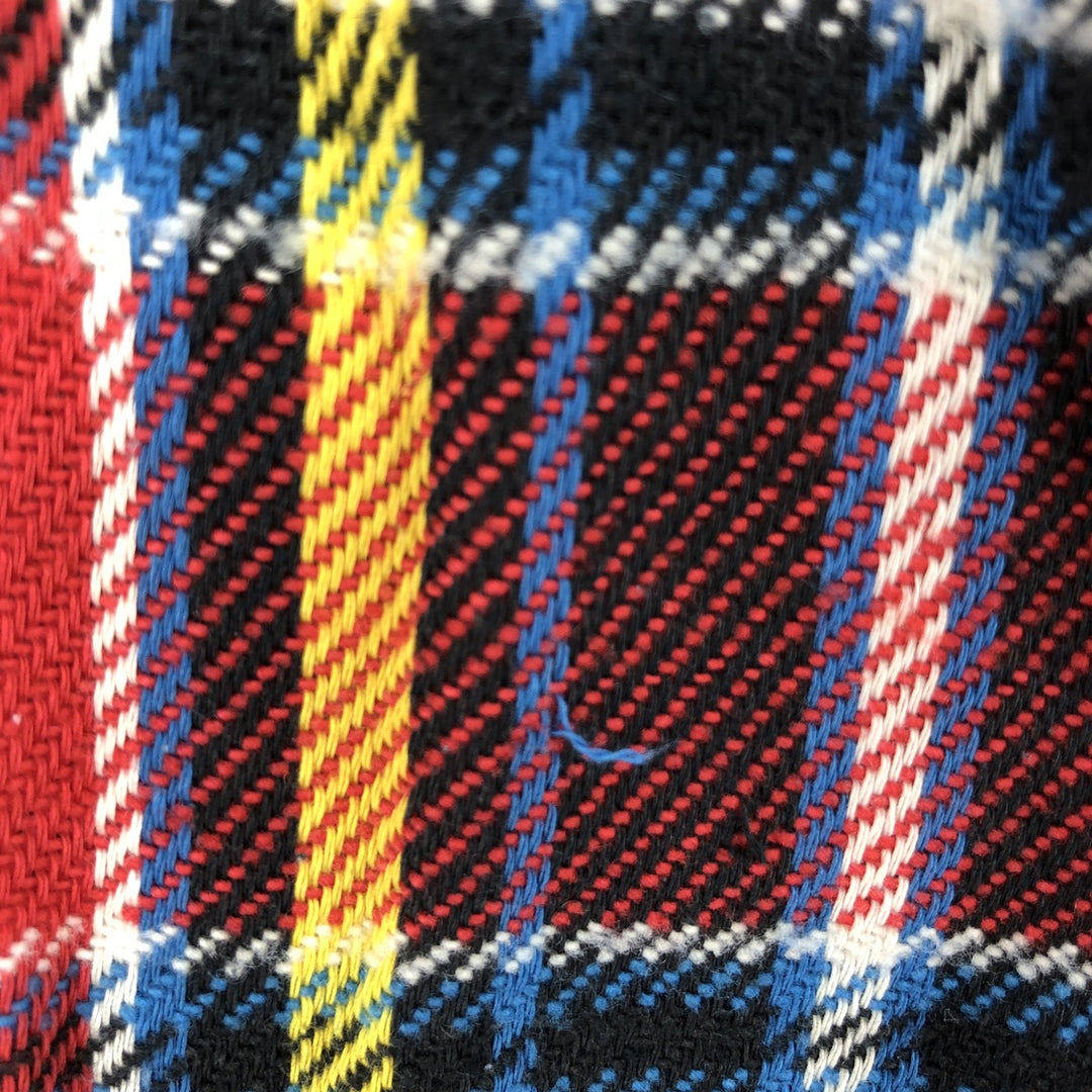 70'S JCPenney BIG MAC Long Sleeve Heavy Flannel Check Shirt Men's Medium Vintage /eaa486551