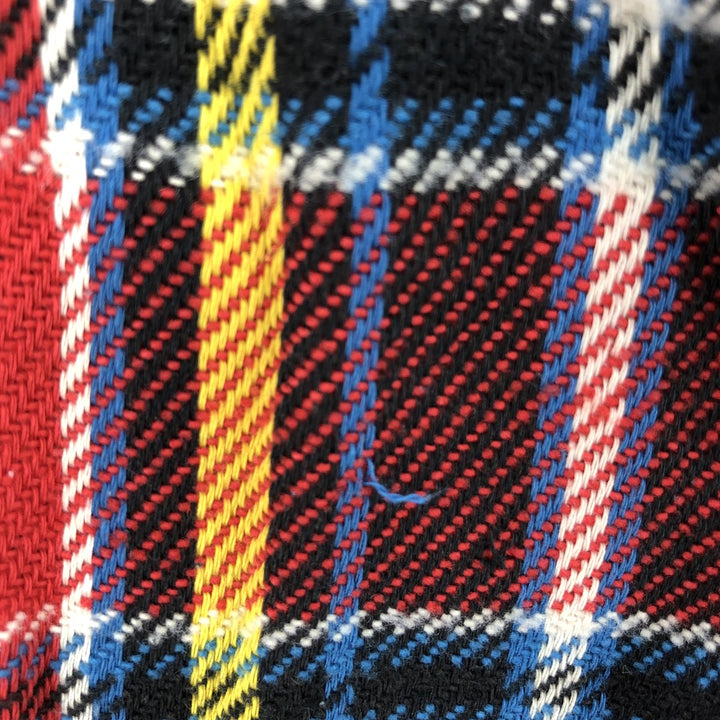 70'S JCPenney BIG MAC Long Sleeve Heavy Flannel Check Shirt Men's Medium Vintage /eaa486551