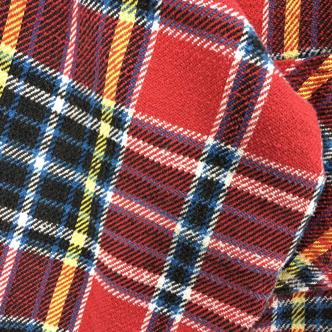 70'S JCPenney BIG MAC Long Sleeve Heavy Flannel Check Shirt Men's Medium Vintage /eaa486554