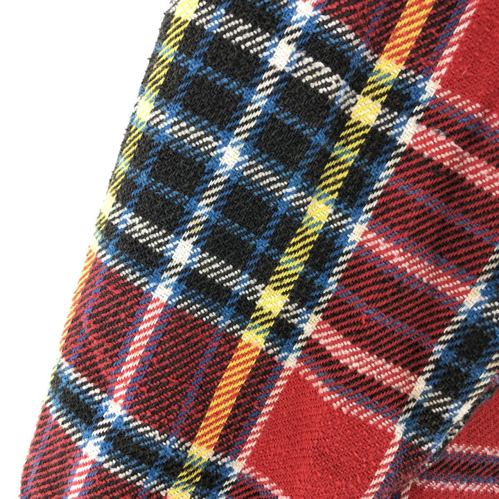 70'S JCPenney BIG MAC Long Sleeve Heavy Flannel Check Shirt Men's Medium Vintage /eaa486554