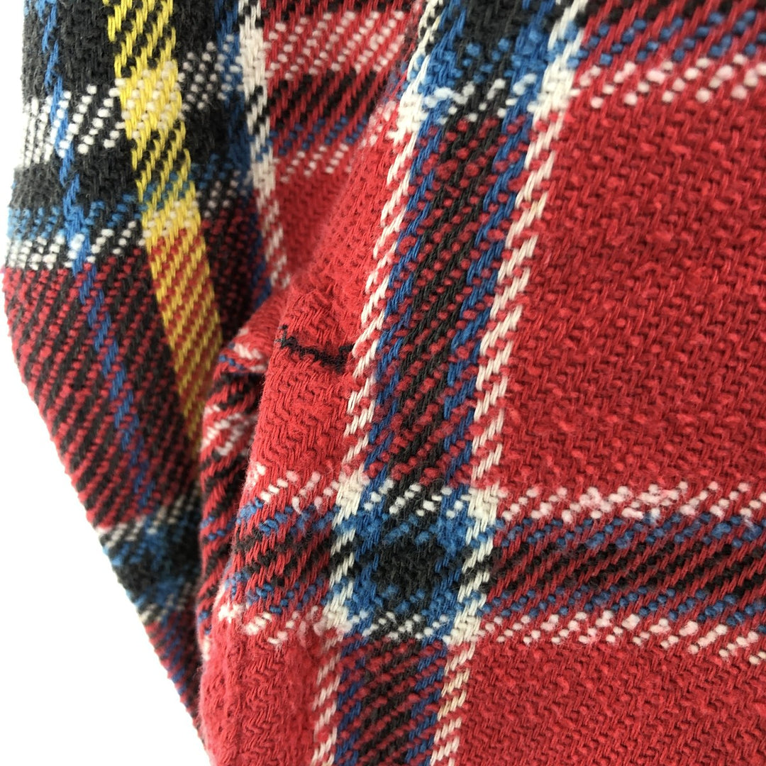 70'S JCPenney BIG MAC Long Sleeve Heavy Flannel Check Shirt Men's Medium Vintage /eaa486554