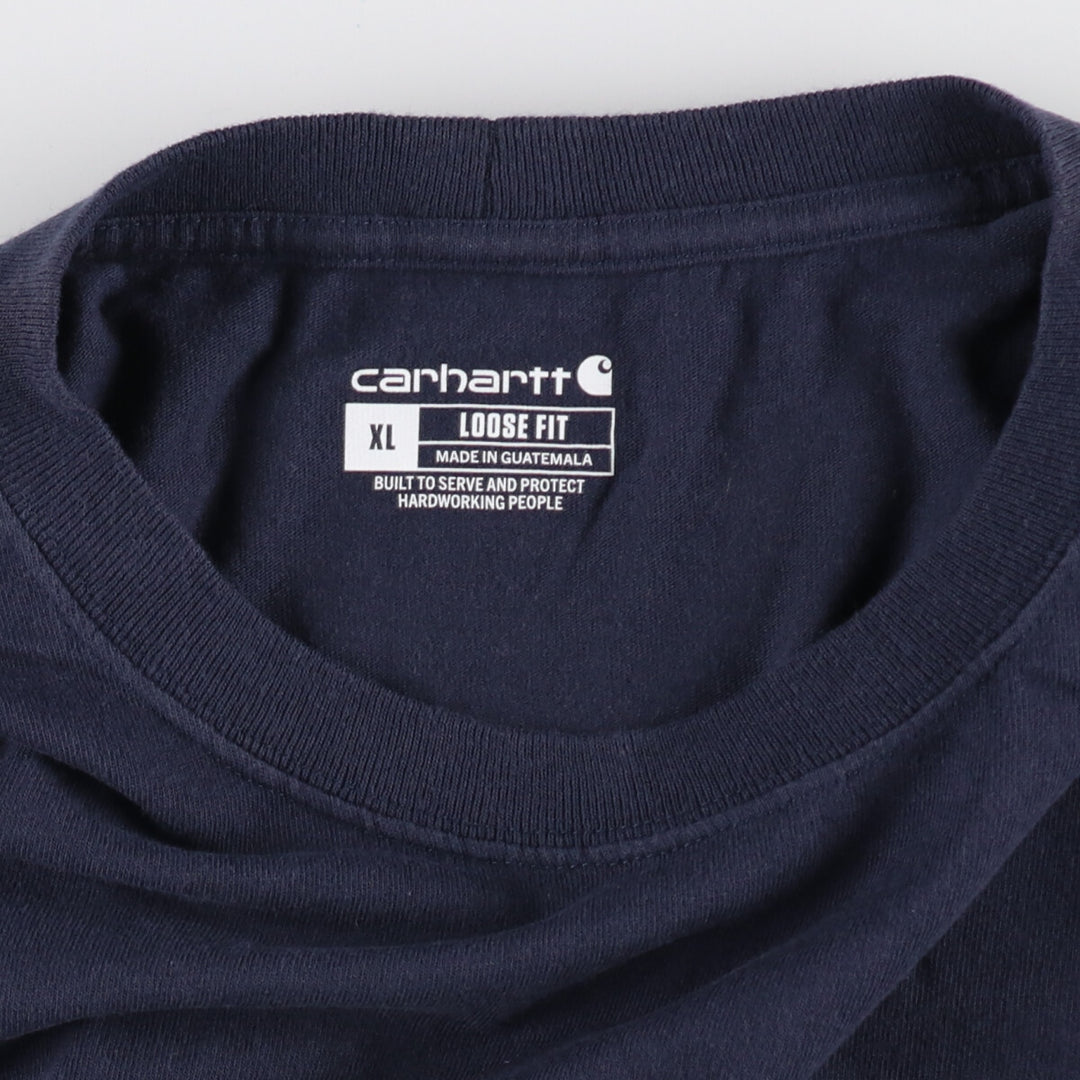 Carhartt Loose Fit Plain Pocket Long T-Shirt Long T Men's XL /eaa486559