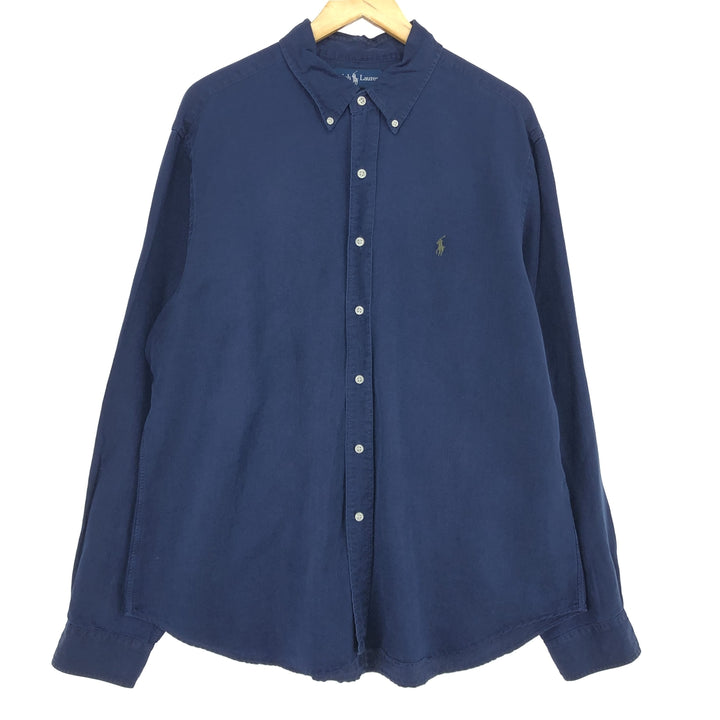 Ralph Lauren Classic Fit Long Sleeve Linen Button Down Shirt Men's XL / eaa486815