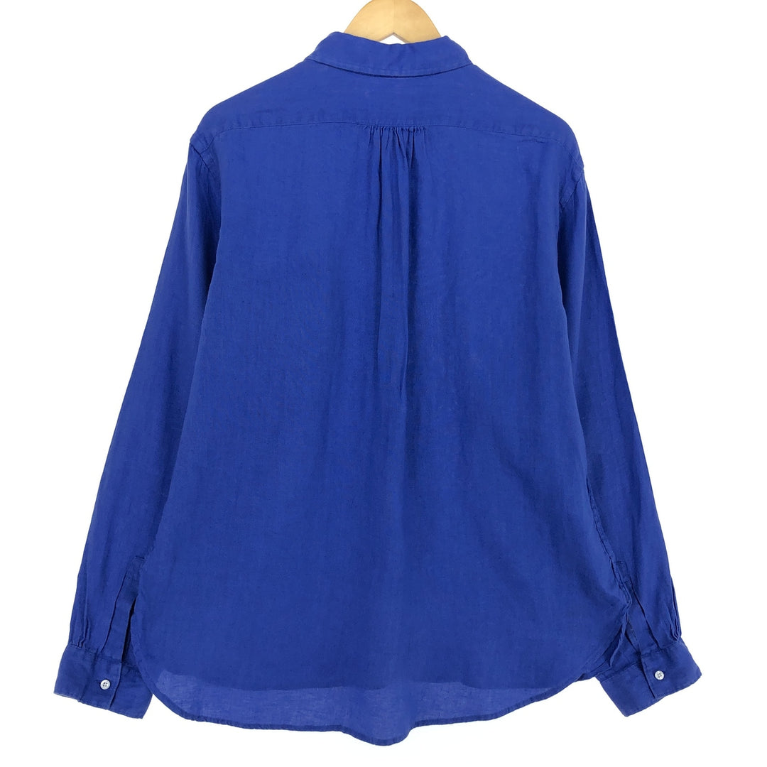 Ralph Lauren BLAKE long sleeve linen shirt made in Italy, men's size L /eaa486816