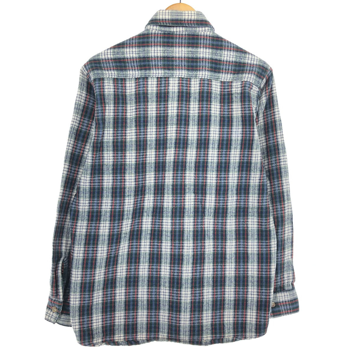 90'S Five Brother Long Sleeve Heavy Flannel Check Shirt Made in