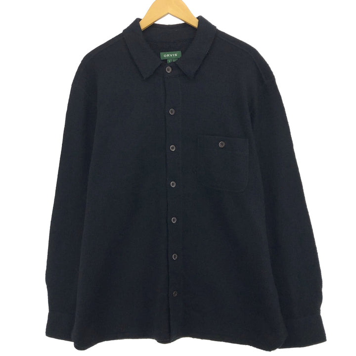 ORVIS wool shirt, men's size L /eaa486850
