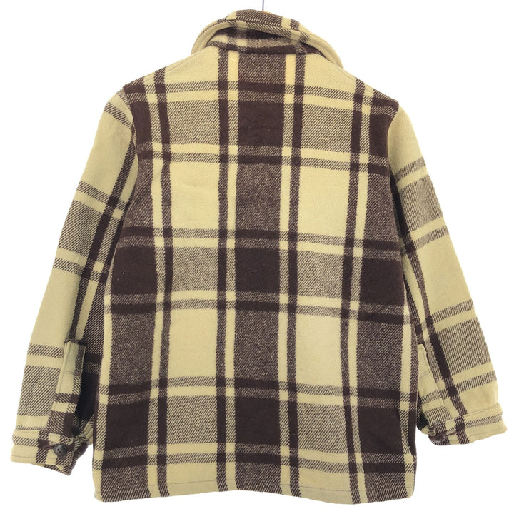 Vintage 60's Chippewa Check Pattern Wool Shirt Jacket, Men's S Size / eaa486863