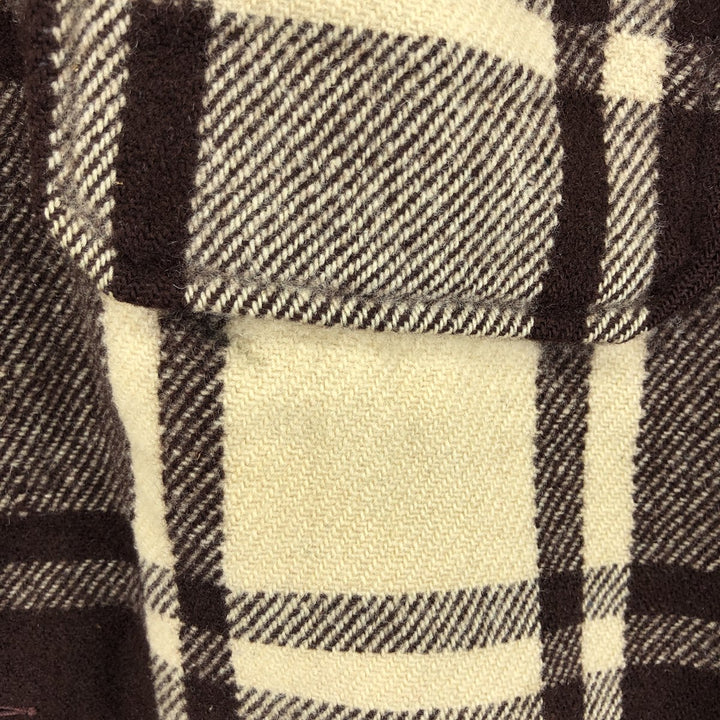 Vintage 60's Chippewa Check Pattern Wool Shirt Jacket, Men's S Size / eaa486863