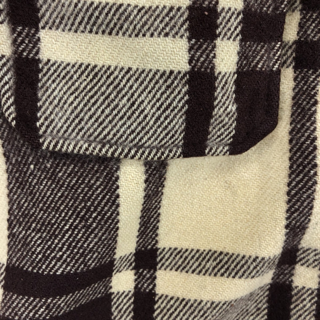 Vintage 60's Chippewa Check Pattern Wool Shirt Jacket, Men's S Size / eaa486863